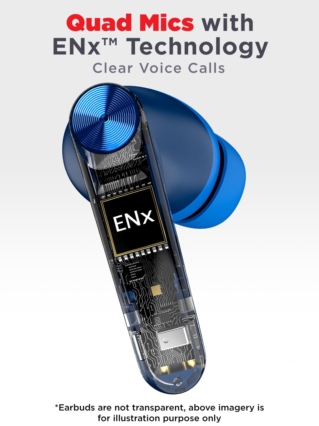 boAt Airdopes Atom 83 in Ear Earbuds(Bold Blue) (OPENBOX)