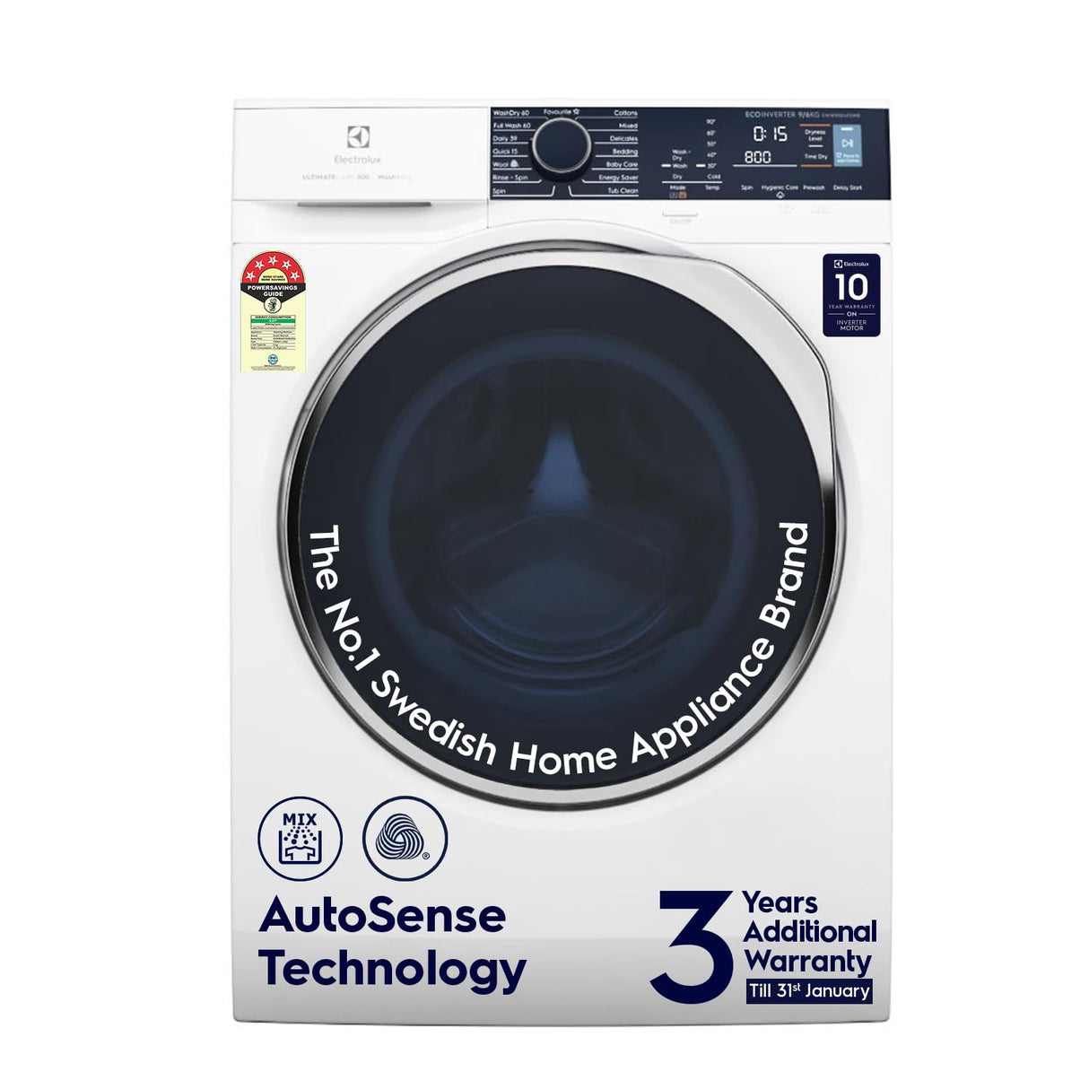 Electrolux UltimateCare 700 9/6 Kg Fully Automatic Front Load Washer Dryer (OPENBOX)
