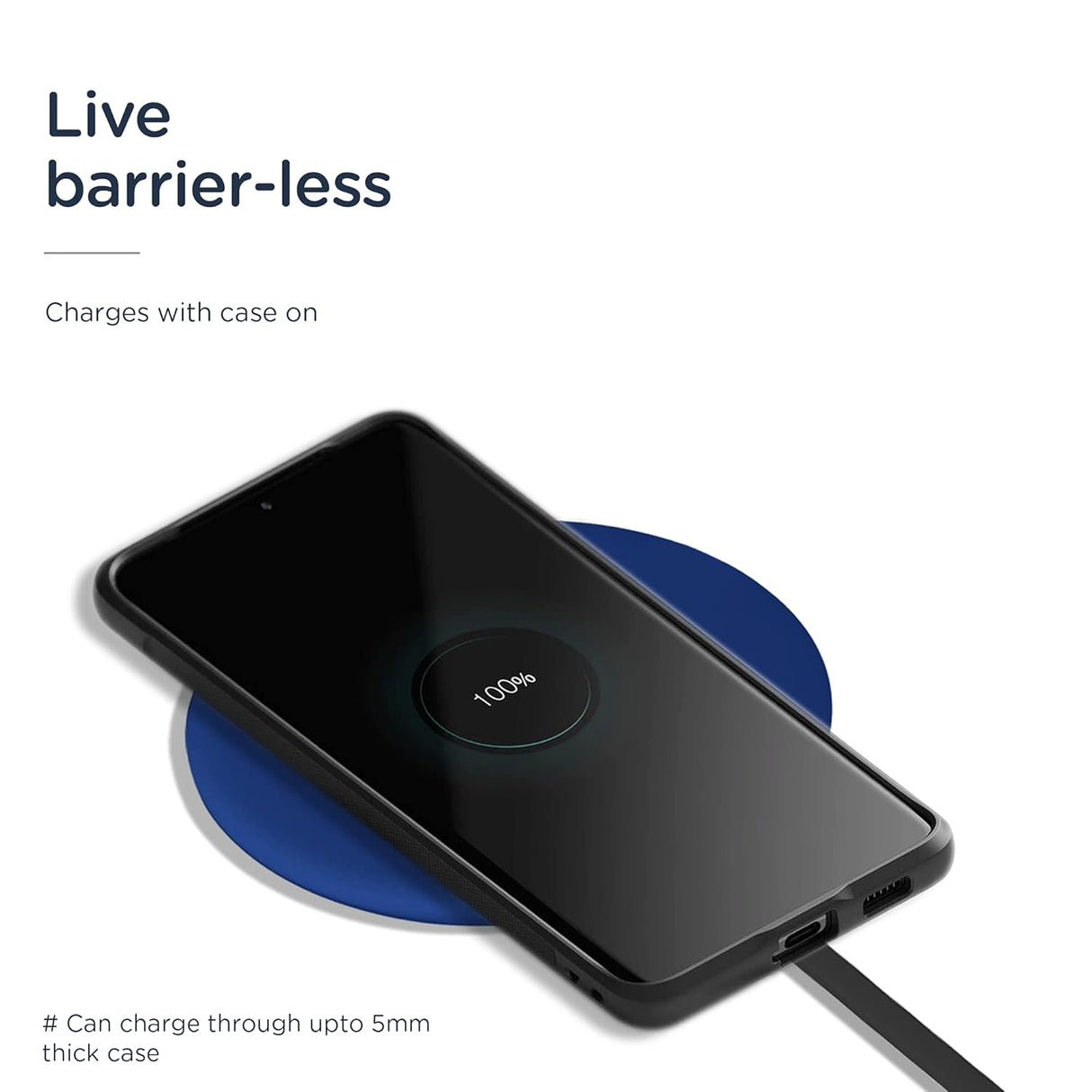 Pebble Sense Pro Wireless Charging Pad (Cobalt Blue) (OPENBOX)