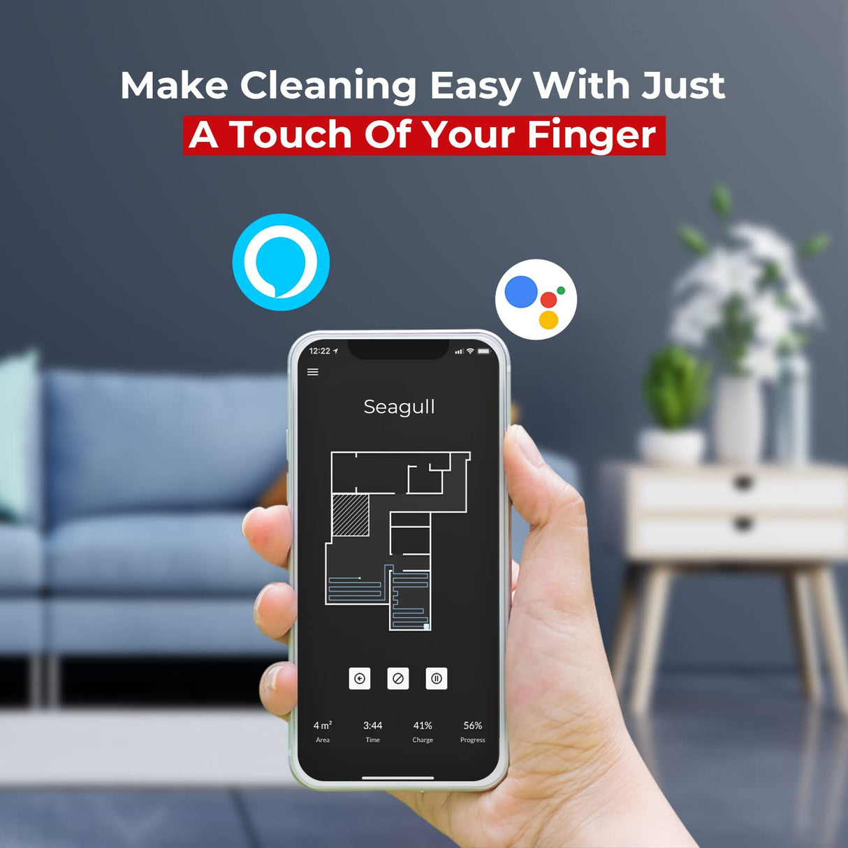 Milagrow Seagull Robotic Vacuum Cleaner (OPENBOX)