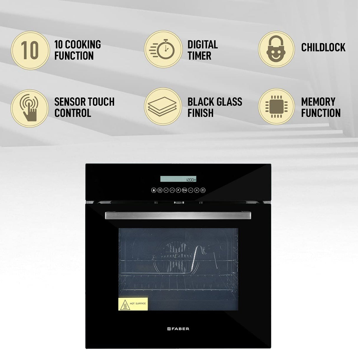 Faber 67 L Convection Microwave Oven (FBIO 67L 10F GLB, Black) (OPENBOX)