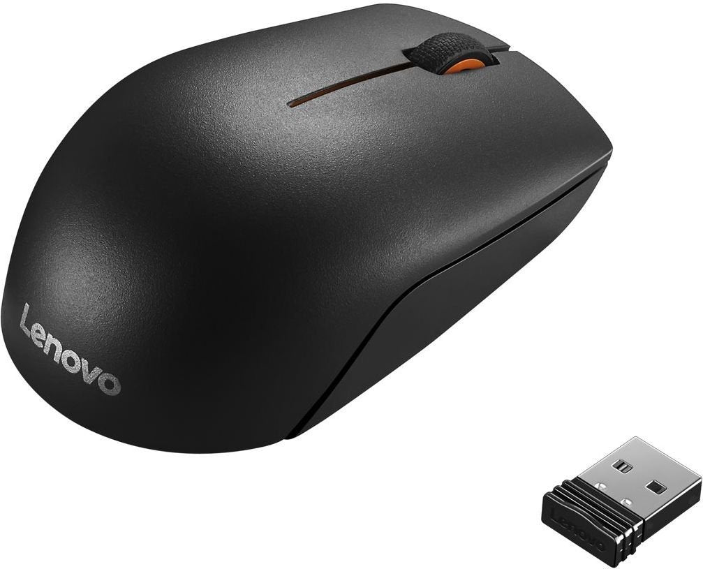 Lenovo 300 Wireless Compact Mouse,1000 DPI Optical sensor, 2.4GHz Wireless Nano USB, 10m range, 3Yr Warranty, 3-button(left,right,scroll) upto 3M left/right clicks, 1Yr battery, Ergonomic (OPENBOX)