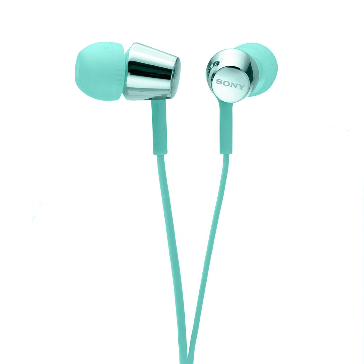 Sony MDR-EX155AP Wired in Ear Headphones with Tangle Free Cable, 3.5mm Jack, Headset with Mic-open box