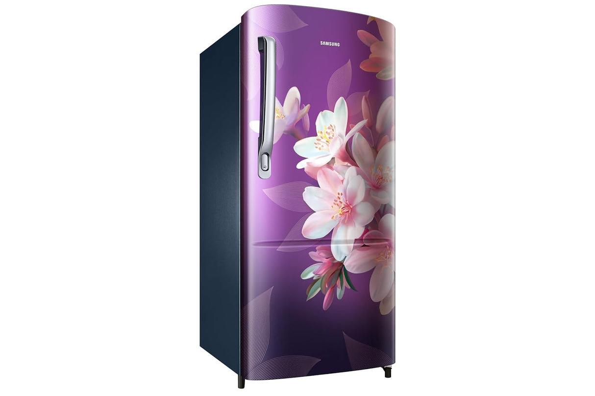 Samsung 183 L, 3 Star, Digital Inverter, Direct-Cool Single Door Refrigerator (RR20H1723WB/HL, Wild Lily Blue, Single Touch Defrost, 2026 Model)-OPEN BOX