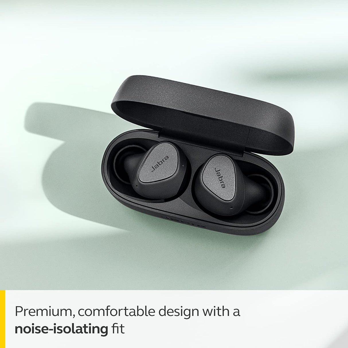 Jabra Elite 3 Bluetooth Truly Wireless In Ear Earbuds with Mic Noise Isolating with 4 Built-in for Clear Calls, Rich Bass, Customizable Sound, Mono Mode - Dark Grey (OPENBOX)
