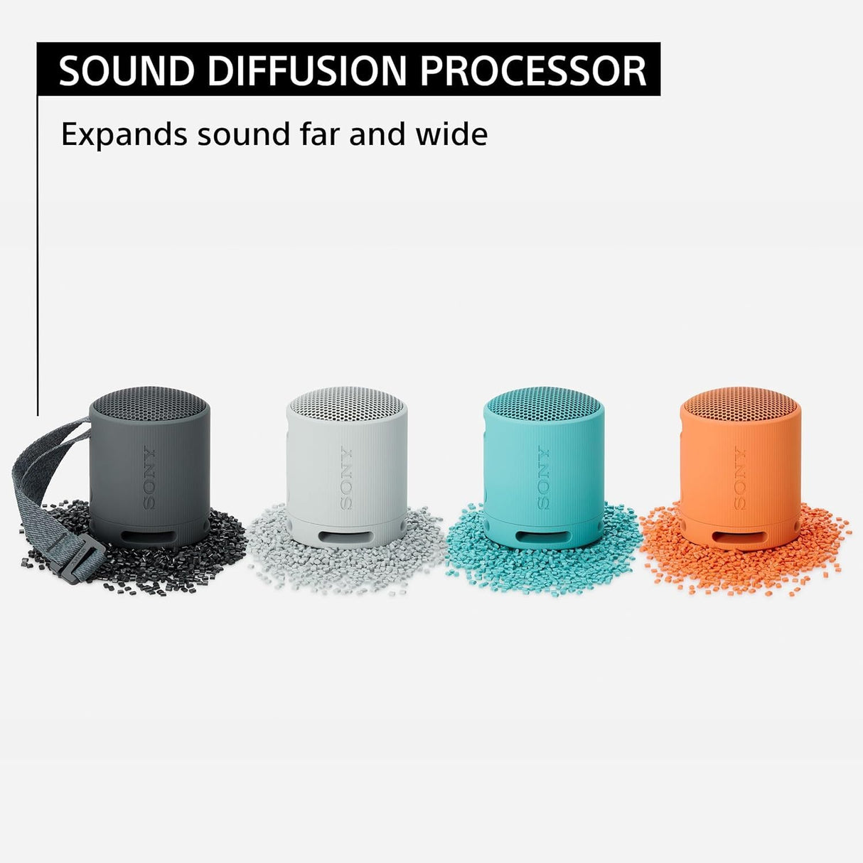 Sony SRS-XB100 Compact Portable Wireless Bluetooth Speaker OPEN BOX