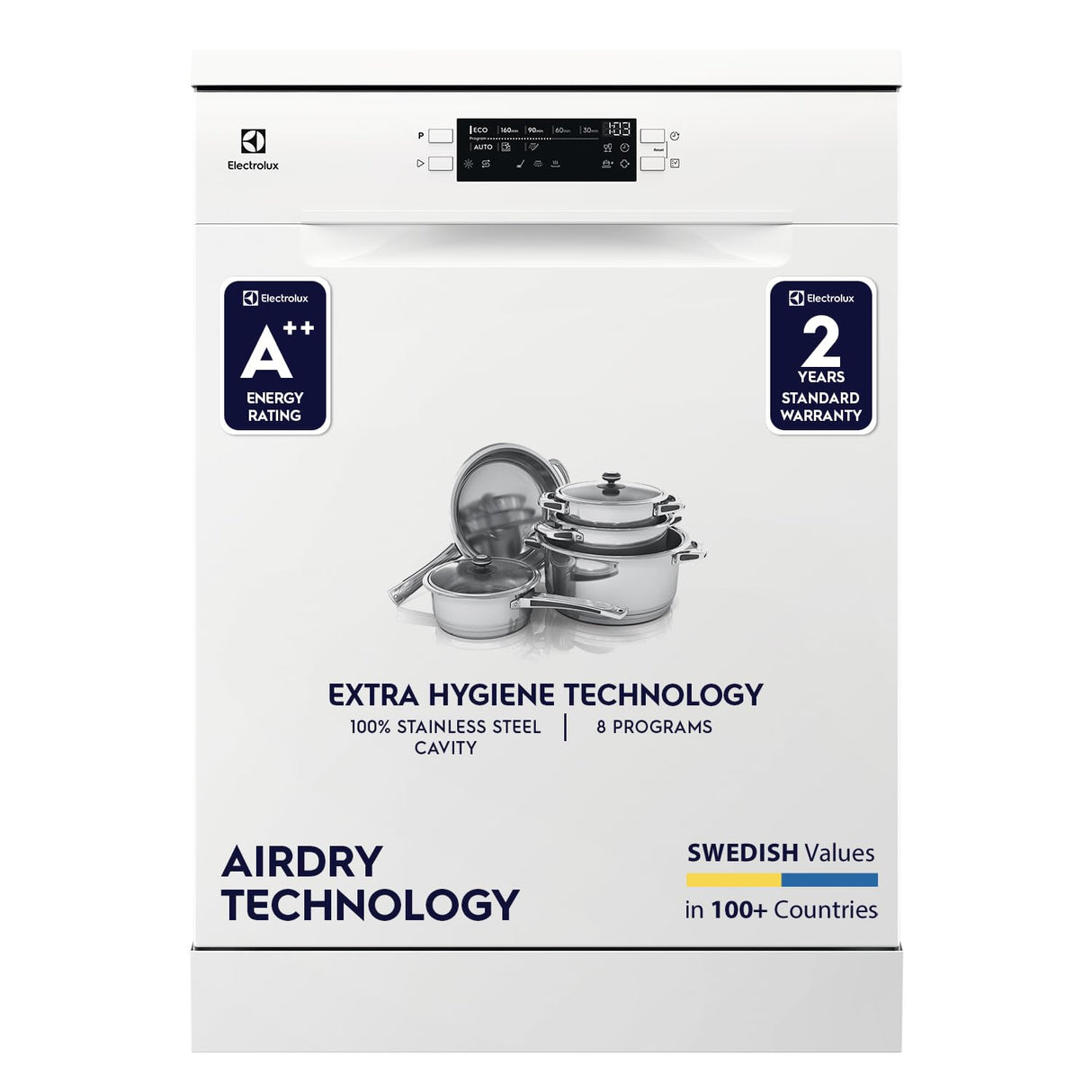 Electrolux 13 Place Settings Dishwasher (ESA47220SW, White) (OPENBOX)