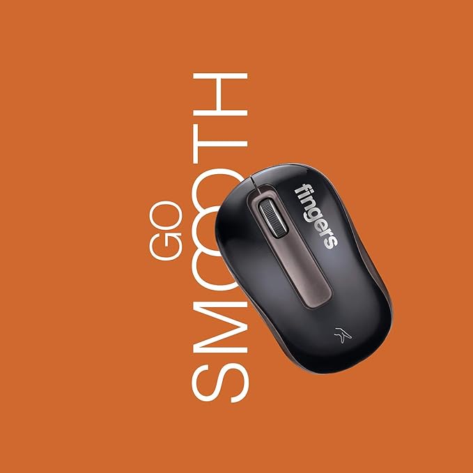FINGERS GlidePro Wireless Mouse with Nano USB Receiver (OPENBOX)