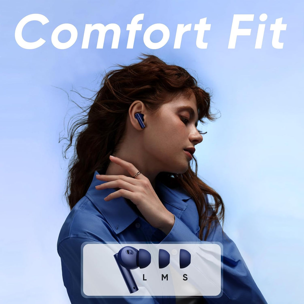 realme Buds Air 5 Truly Wireless in Ear Earbuds with 50dB ANC, 12.4mm Mega Titanized Dynamic Bass Driver, Upto 38Hrs Battery with Fast Charging & 45ms Ultra-Low Latency for Gaming (Deep Sea Blue) (OPENBOX)