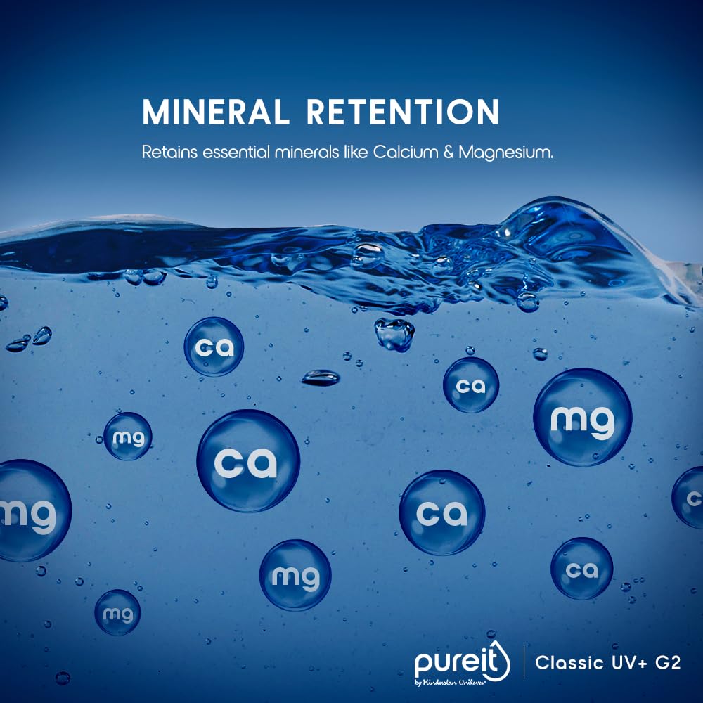 HUL Pureit Classic G2 UV+ Water Purifier - White (Not suitable for Borewell or Tanker Water) (OPENBOX)