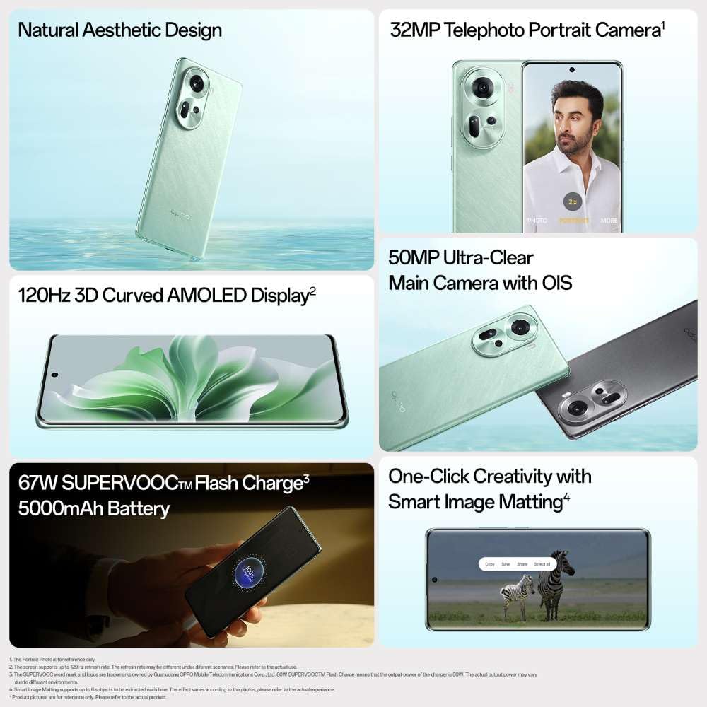 Oppo Reno 11 5G (8GB RAM + 128GB storage) (OPENBOX)