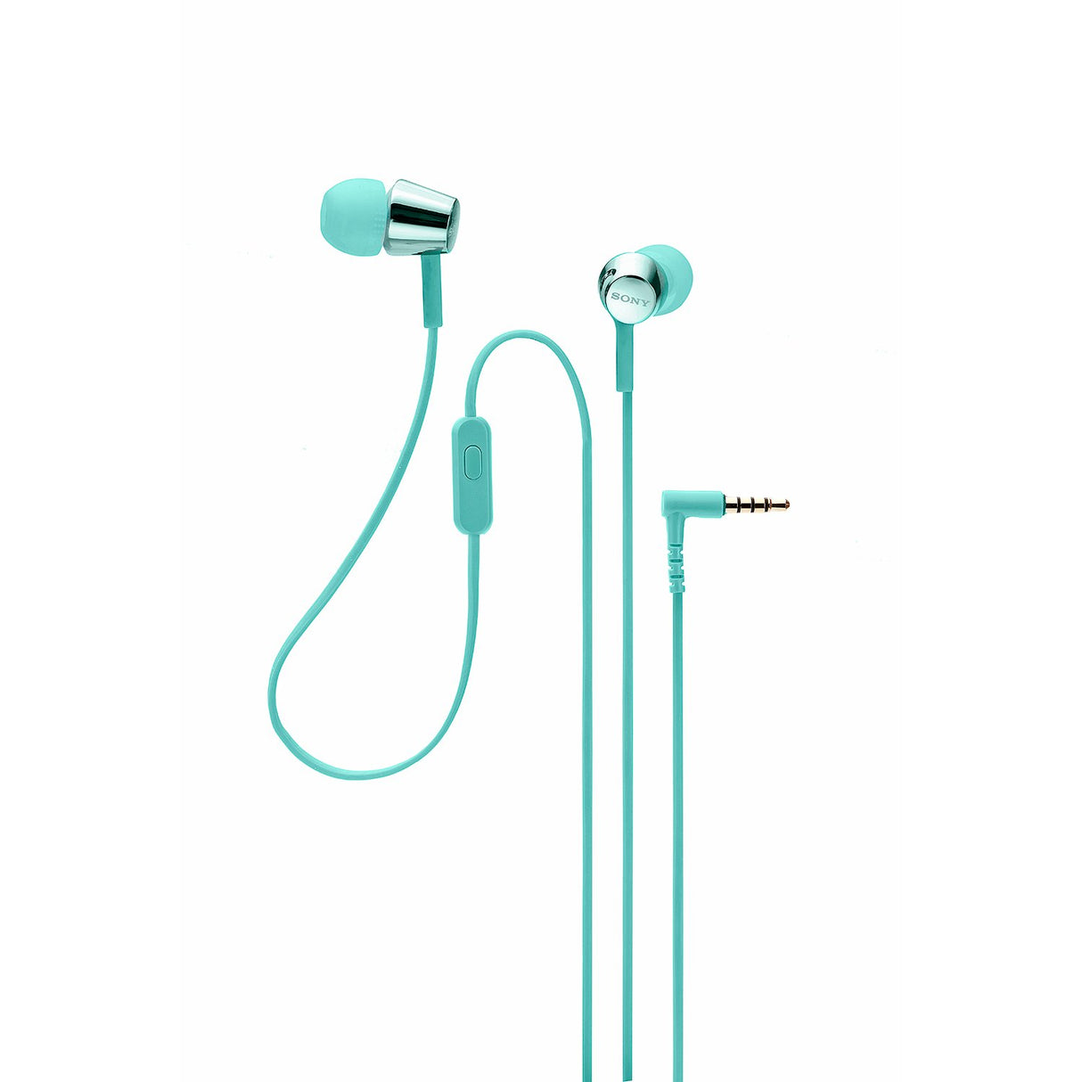 Sony MDR-EX155AP Wired in Ear Headphones with Tangle Free Cable, 3.5mm Jack, Headset with Mic-open box