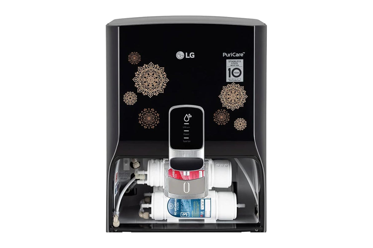 LG WPR RO WW155NPB BBKQEIL RO+UV Black Water Purifier (OPENBOX)
