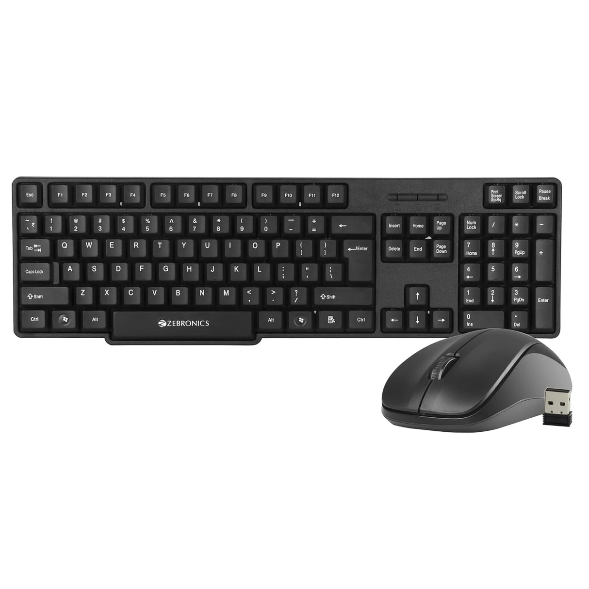 Zebronics Wireless Keyboard and Mouse Combo (OPENBOX)