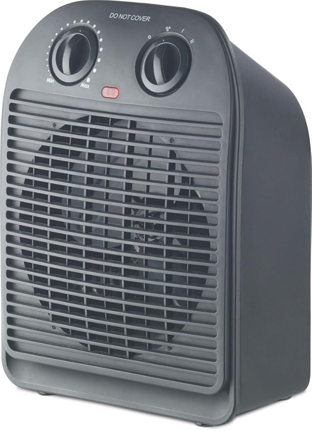 Bajaj Majesty RFX2 Blower/Fan Heater (1000 Watts/2000 Watts), Grey (OPENBOX)