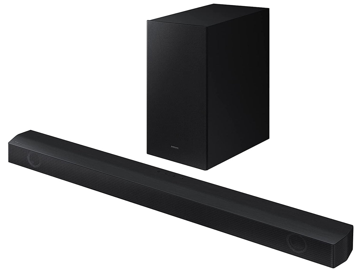 Samsung 410W 2.1ch B550 Soundbar with Wireless Subwoofer and Dolby Audio (HW-B550/XL, Egyptian Black) (OPENBOX)