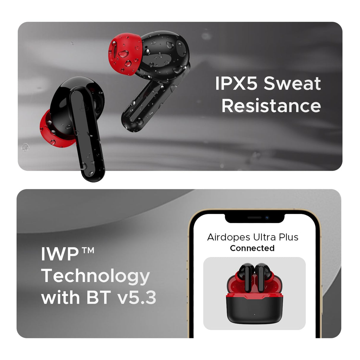 BOAT TWS ULTRA PLUS ACTIVE BLACK (OPENBOX)