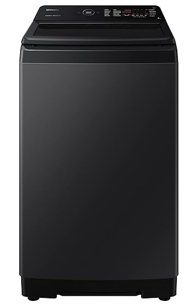 SAMSUNG 8 kg 5 Star Fully Automatic Top Load Washing Machine (WA80BG4545BVTL, Diamond Drum, Black Caviar) (OPENBOX)