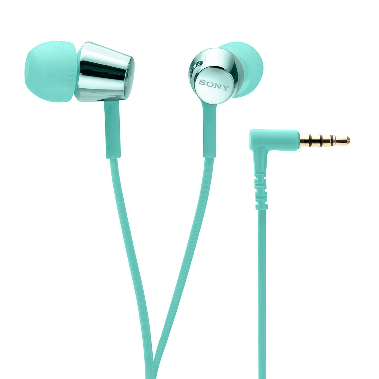 Sony MDR-EX155AP Wired in Ear Headphones with Tangle Free Cable, 3.5mm Jack, Headset with Mic-open box