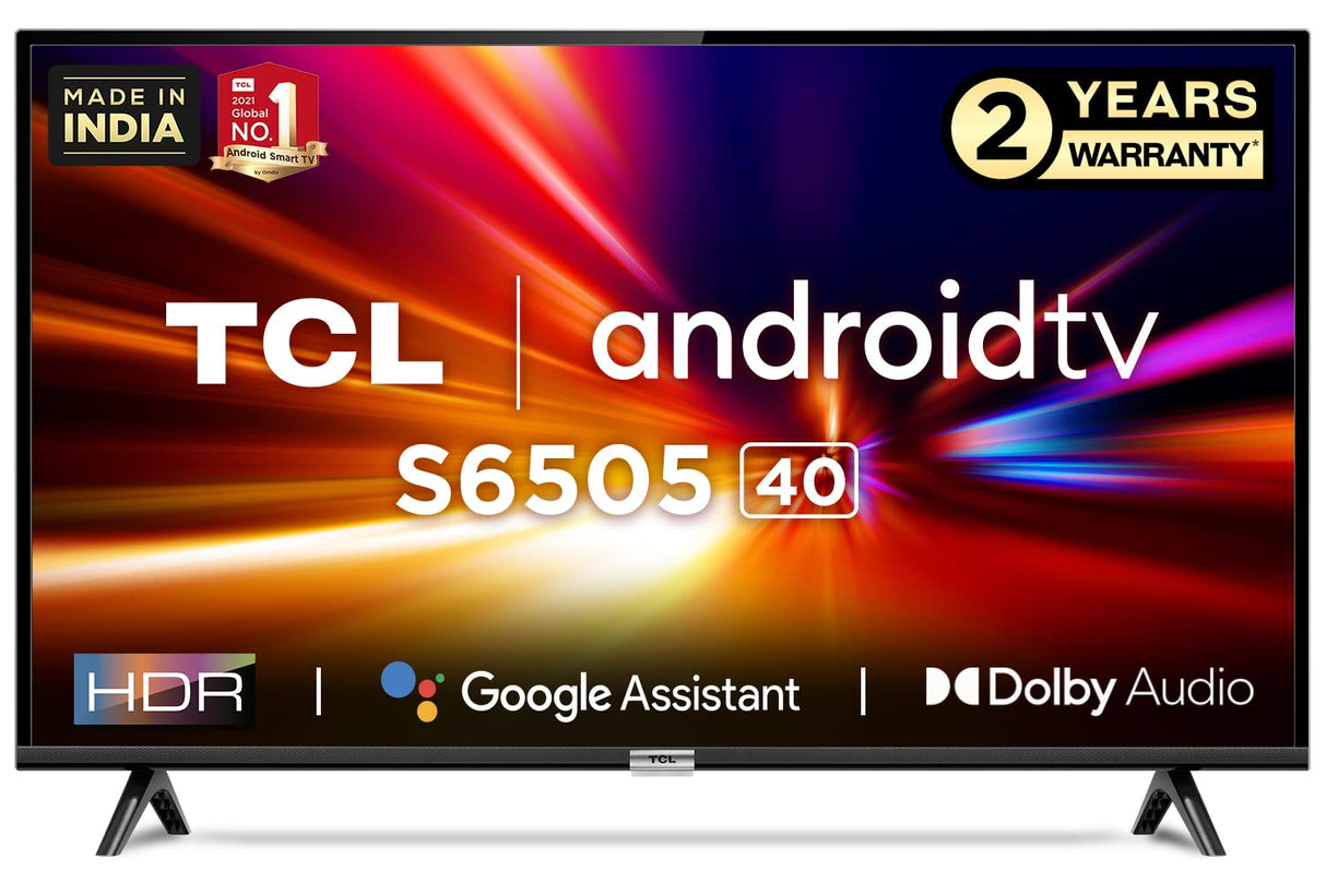 TCL 100 cm (40 inches) Full HD Certified Android Smart LED TV 40S6505 (Black) (OPENBOX)