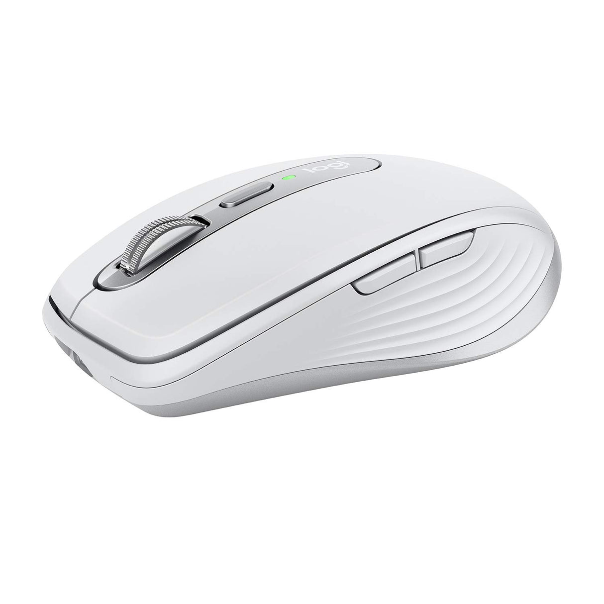Logitech MX Anywhere 3 Compact Performance Mouse Wireless, Magnetic Scrolling, Ergonomic, 4000DPI Sensor, Custom Buttons, USB-C, Bluetooth, Apple Mac, iPad, Windows PC, Linux, Chrome - Pale Grey (OPENBOX)