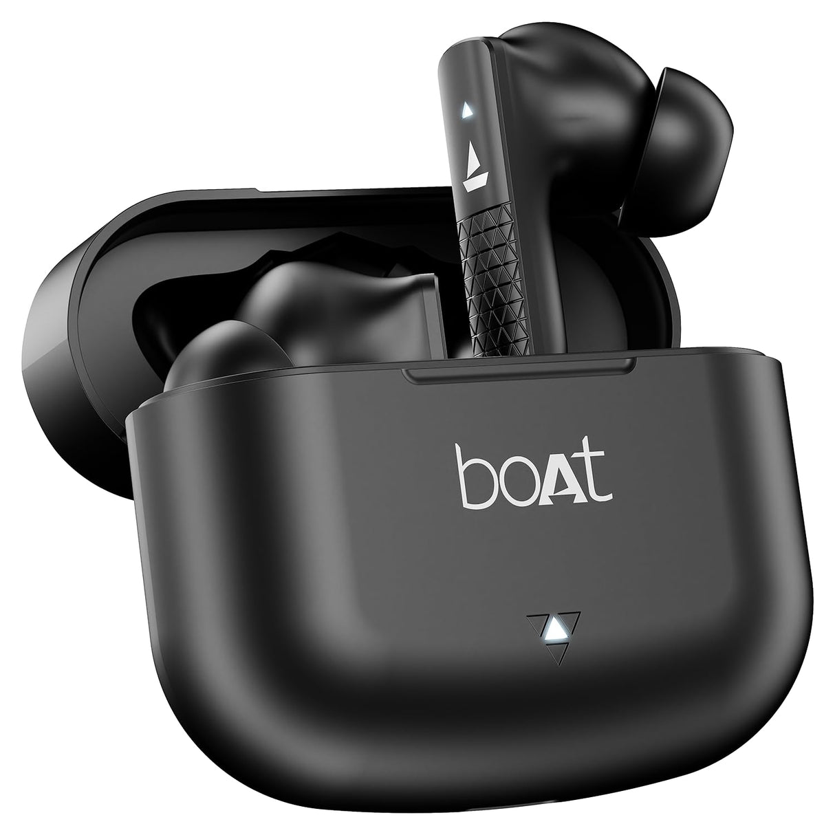 boAt Airdopes 91, 45HRS Battery, 50ms Low Latency, ENx Tech, Fast Charge, IPX4, IWP Tech, v5.3 Bluetooth Earbuds, TWS Ear Buds Wireless Earphones with mic (Active Black) (OPENBOX)