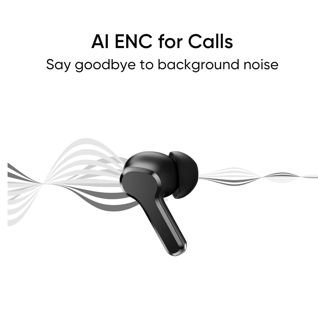 realme TechLife Buds T100 Bluetooth Truly Wireless in Ear Earbuds with mic, AI ENC for Calls, Google Fast Pair, 28 Hours Total Playback with Fast Charging and Low Latency Gaming Mode (Black) (OPENBOX)