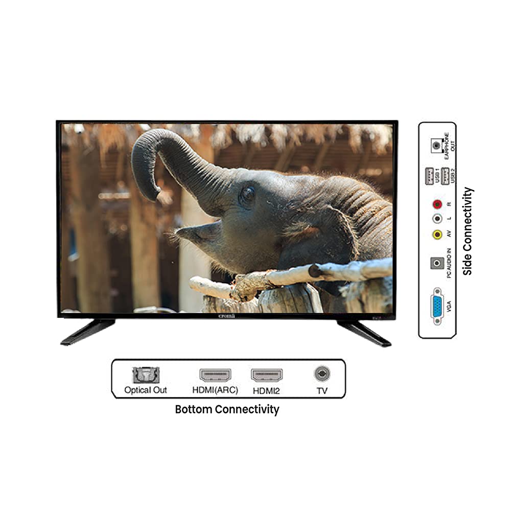 Croma 80 cm (32 Inches) HD Ready LED TV CREL7369 (OPENBOX)