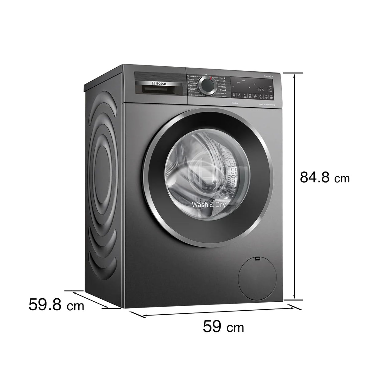 BOSCH WASH/DRY 10.5/6KG WNA2E4U1IN GRY(OPENBOX)