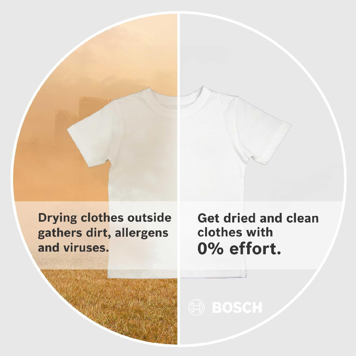 BOSCH 7 kg with 99.9% Dry Clothes Dryer with In-built Heater White (WTN86203IN) (OPENBOX)