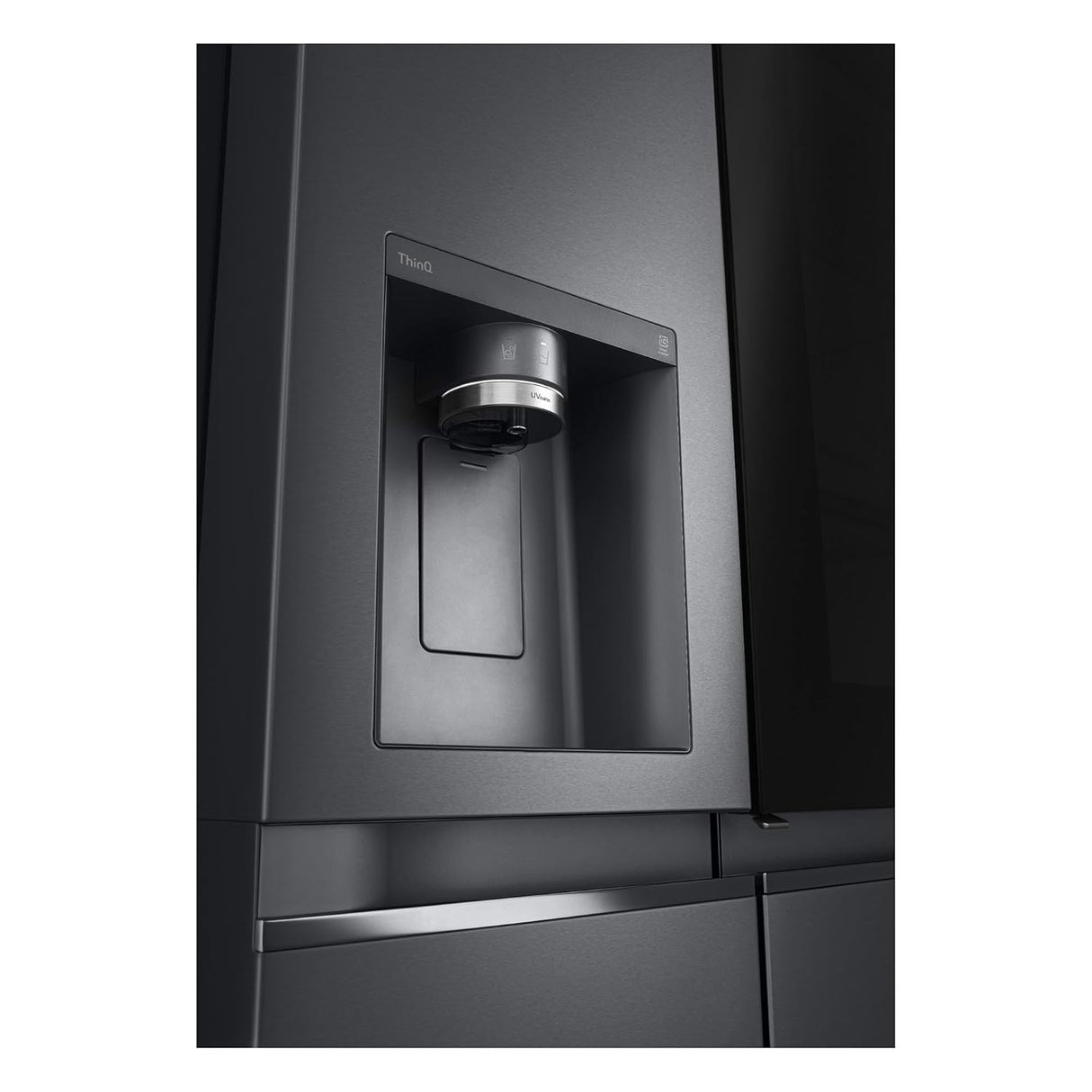 LG 630 Litres 3 Star Frost Free Side by Side Door Smart Wifi Enabled Refrigerator with Multi Air Flow (GL-X257AMC3, Matt Black) (OPENBOX)