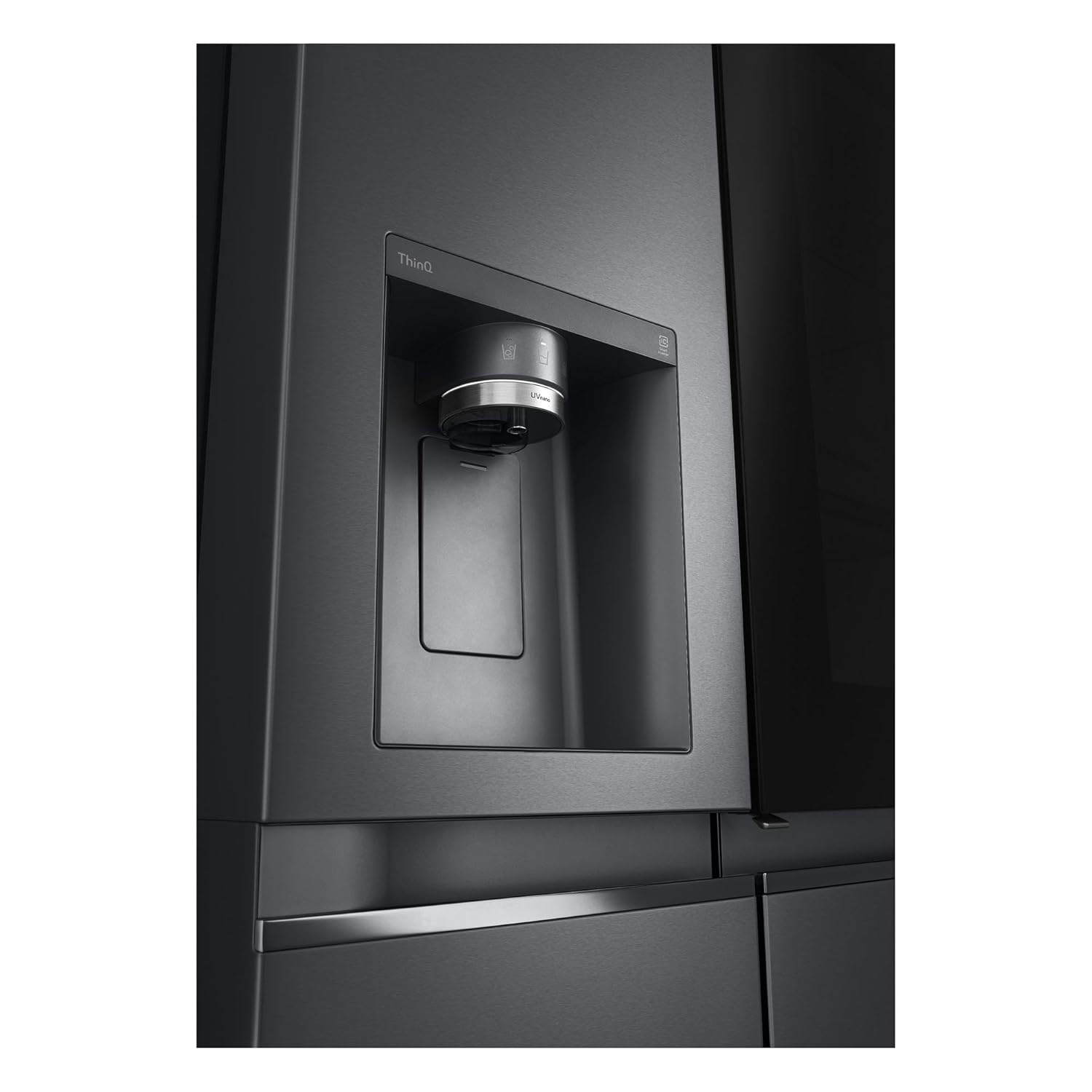 LG 630 Litres 3 Star Frost Free Side by Side Door Smart Wifi Enabled Refrigerator with Multi Air Flow (GL-X257AMC3, Matt Black) (OPENBOX)