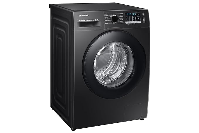 SAMSUNG 9 kg 5 Star Inverter Fully Automatic Front Load Washing Machine (WW90TA046AB1TL, Hygiene Steam, Diamond Drum, Black) (OPENBOX)