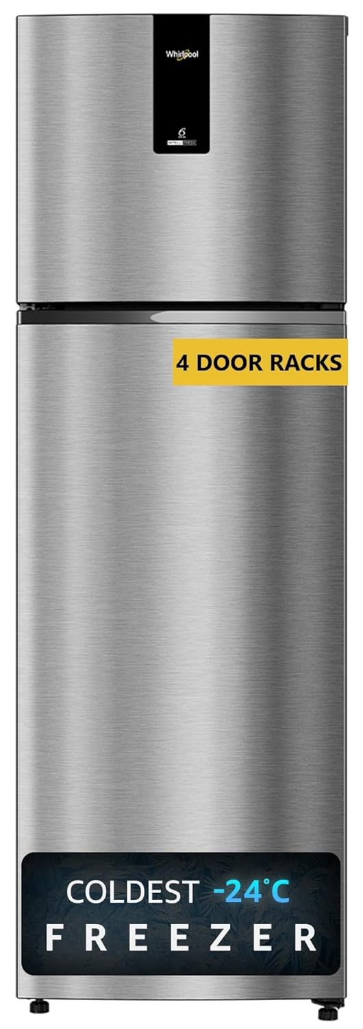 Whirlpool 235 Litres 2 Star Frost Free Double Door Refrigerator (Model: NEO DF278 PRM TSTL 2S) (OPENBOX)