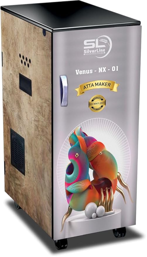 SILVERLINE VENUS-NX-01 Automatic Domestic Flour Mill Machine, Atta Chakki, Aata Maker, Ghar Ghanti, Flour Mill for Home (OPENBOX)