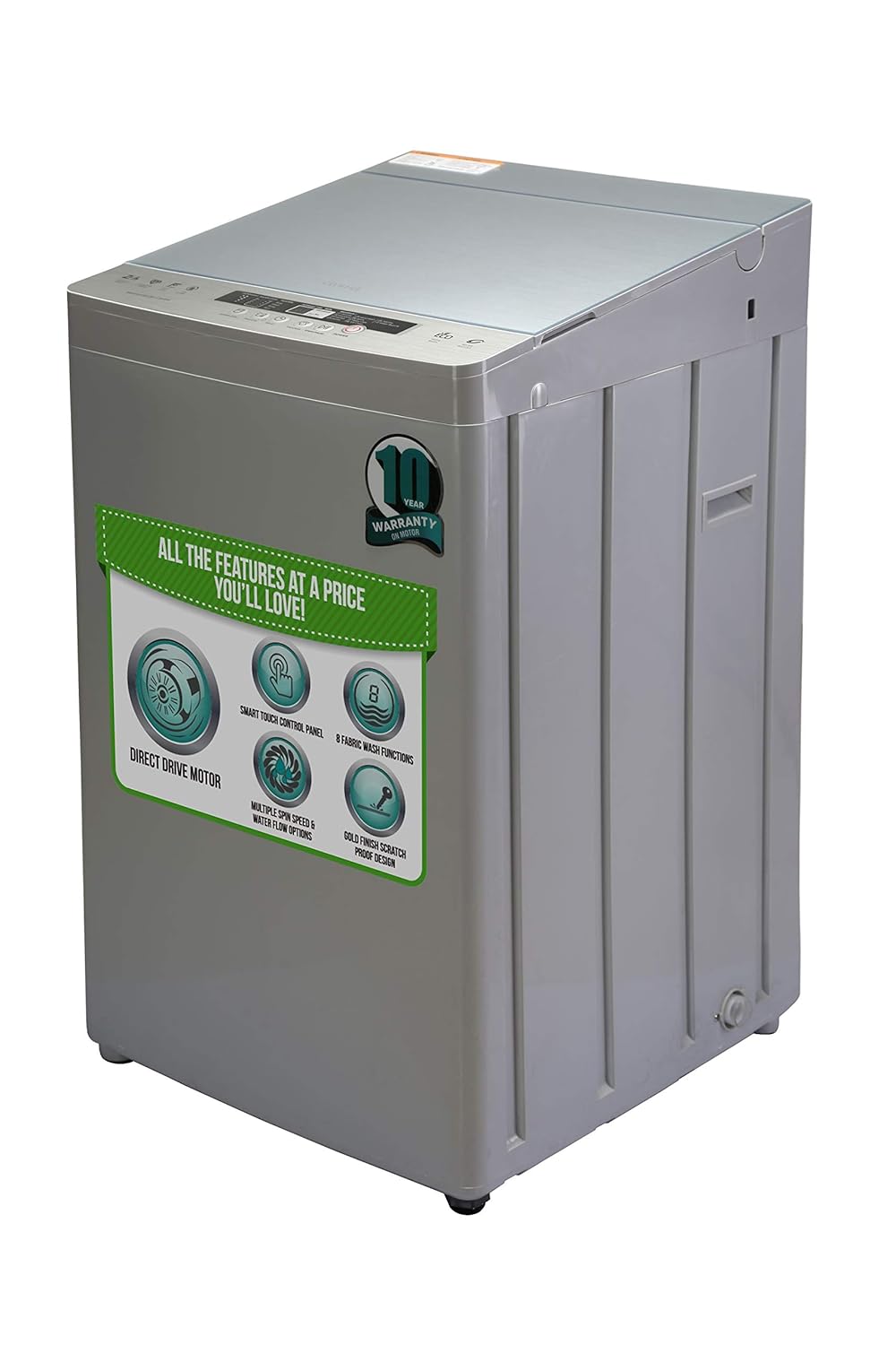 Croma 7.2 kg Fully Automatic Top Load Washing Machine (OPENBOX)