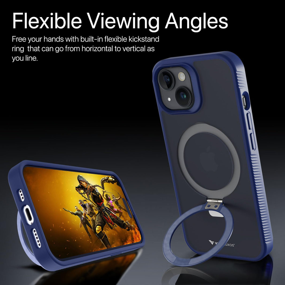 Vaku Luxos® Astros Magpro Back Cover Case for iPhone 15 Plus