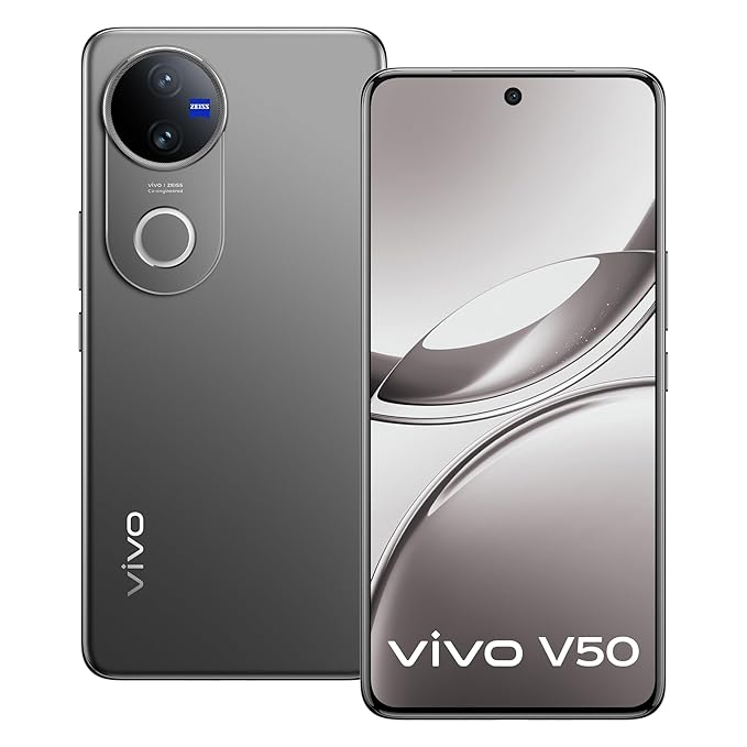 Vivo V50 5G (Titanium Grey, 8GB RAM, 256GB Storage)