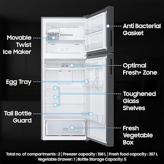 SAMSUNG FF 465L RT51CG662AB1TL BLK 1S (OPENBOX)