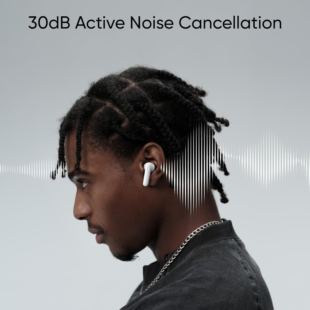 realme Buds T300 with 12.4mm Driver, 30dB ANC, 360 Spatial Audio and 40 hours Playback Bluetooth (OPENBOX)