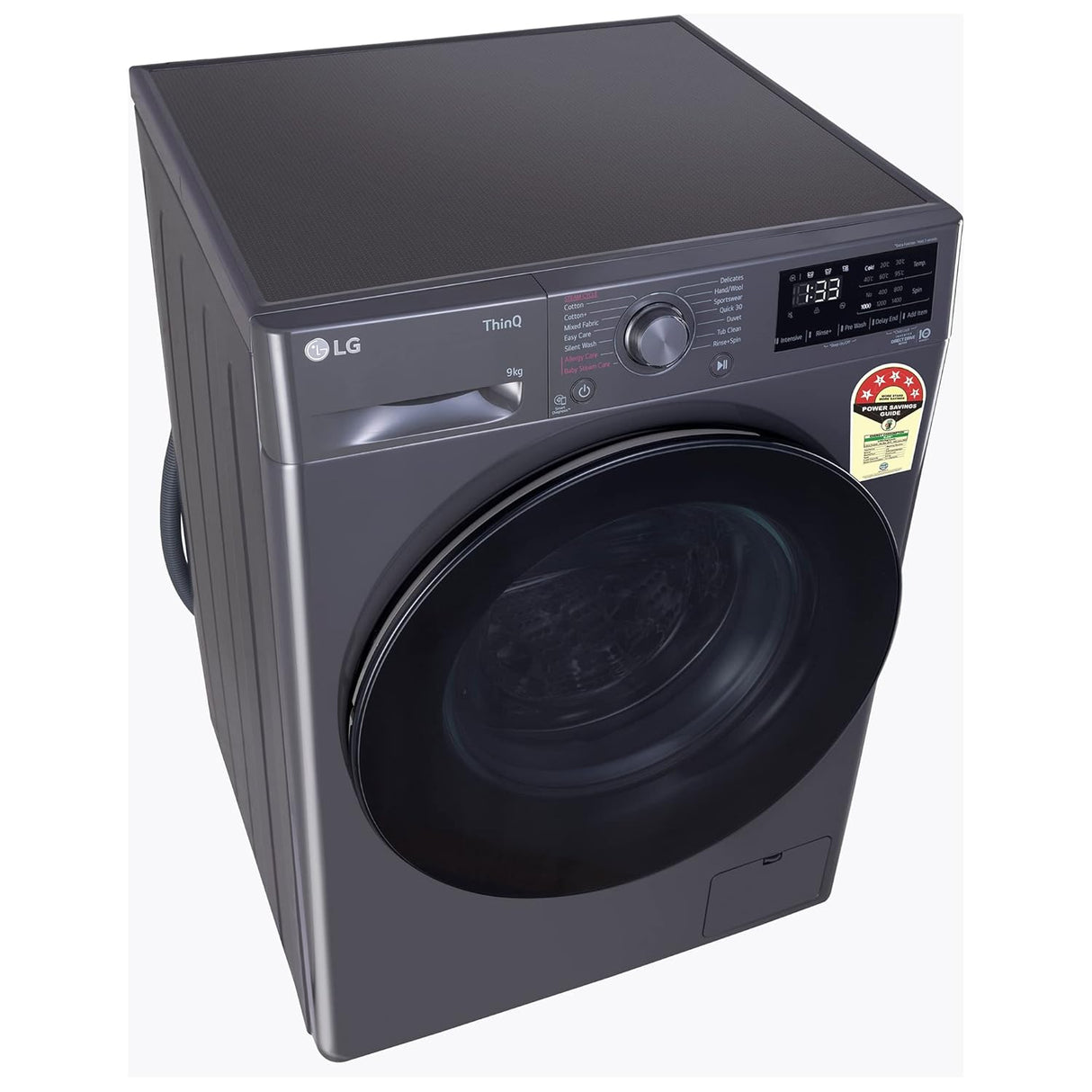 LG Smart Choice, 9 Kg, 5 Star, AI Direct Drive Technology, Steam, 6 Motion DD & Wi-Fi Fully-Automatic