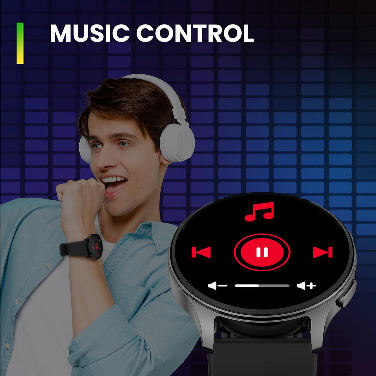 Amazfit Pop 3R Smart Watch, 1.43 AMOLED Display, Bluetooth Calling, SpO2, 12-Day Battery Life, AI Voice Assistance, 100 Sports Modes, 24H HR Monitor, Music Control (Metallic Sliver) (OPENBOX)