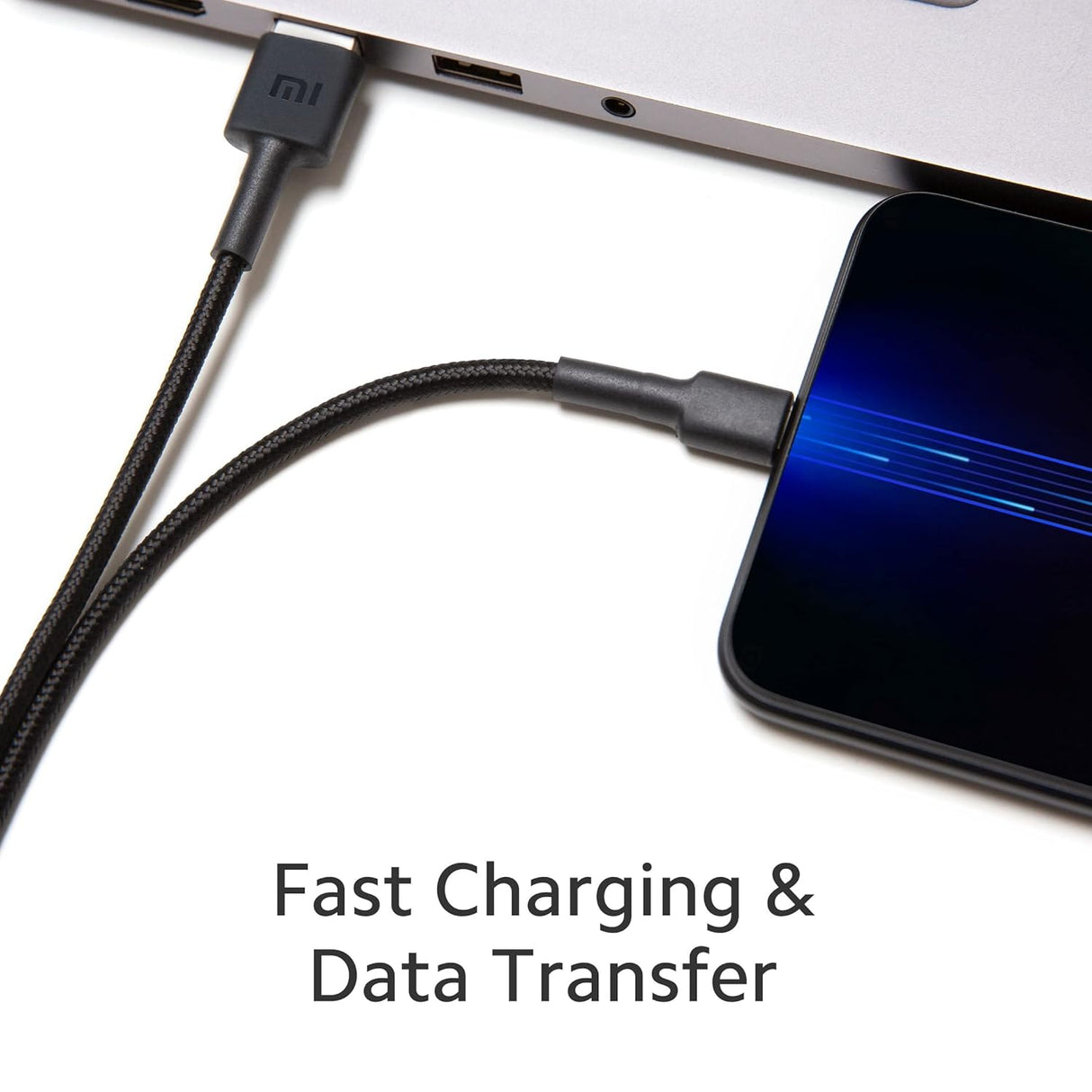 Mi Micro USB Braided Cable (100cm, Black) (OPENBOX)