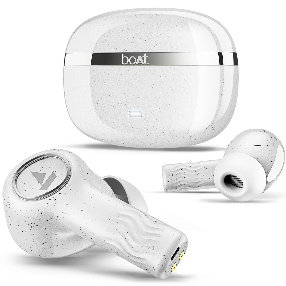 boAt Nirvana Ion ANC TWS Earbuds (Quartz White) (OPENBOX)