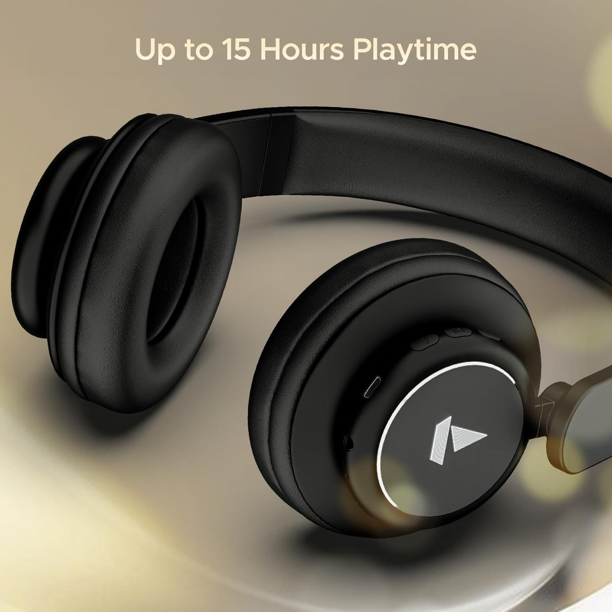 boAt Rockerz 450, 15 HRS Battery, 40mm Drivers, Padded Ear Cushions, Integrated Controls, Dual Modes, On Ear Bluetooth Headphones, Wireless Headphone with Mic (OPENBOX)