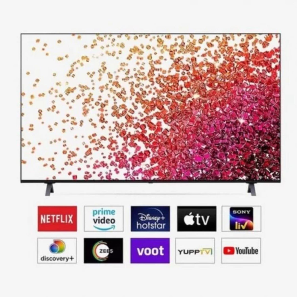 LG 165.1 cm (65 Inches) 4K Ultra HD Smart LED TV 65NANO75TPZ (Black) (OPENBOX)