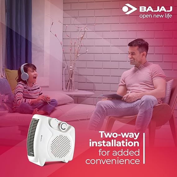 BAJAJ Majesty RX10 2000W Fan Room Heater with Automatic Thermal Cutout (OPENBOX)