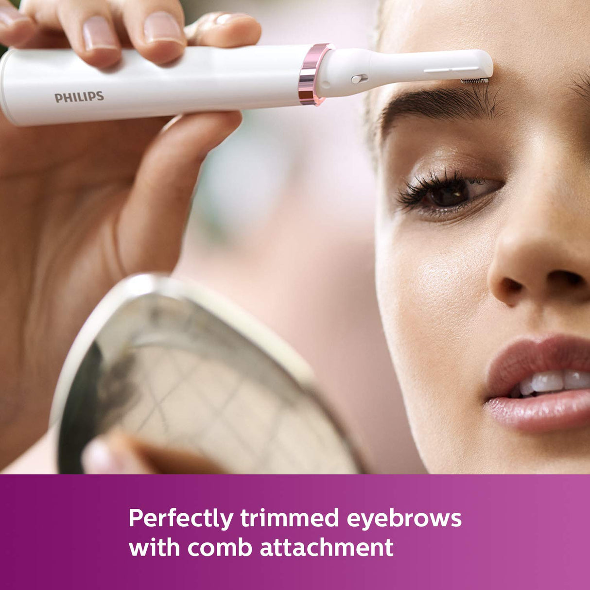 Philips Touch-up HP6388 Eyebrows, Facial & Body Trimmer for Women (White) (OPENBOX)