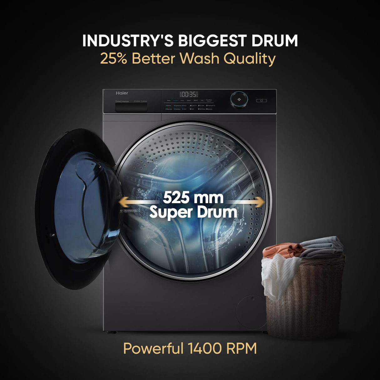 Haier 10.5 kg Washer and Dryer (HWD105-B14959S8U1) (OPENBOX)