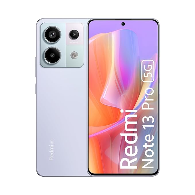 Redmi Note 13 Pro (8GB RAM, 256GB Storage) | 1.5K AMOLED | 200MP Hi-Res Camera | Flagship 4nm SD 7s Gen 2 | 67W TurboCharge